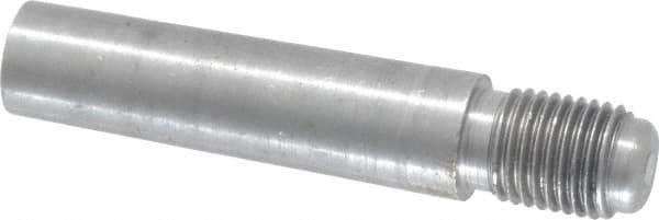 Value Collection - Size 7, 0.407" Large End Diam, Uncoated Steel 3/8-24 Threaded Taper Pin - Grade C-12L14, 1-1/2 Pin Length - All Tool & Supply