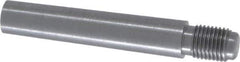 Value Collection - Size 7, 0.407" Large End Diam, Uncoated Steel 3/8-24 Threaded Taper Pin - Grade C-12L14, 2 Pin Length - All Tool & Supply