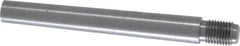 Value Collection - Size 7, 0.407" Large End Diam, Uncoated Steel 3/8-24 Threaded Taper Pin - Grade C-12L14, 3 Pin Length - All Tool & Supply