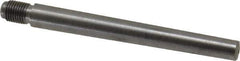 Value Collection - Size 7, 0.407" Large End Diam, Uncoated Steel 3/8-24 Threaded Taper Pin - Grade C-12L14, 3-1/2 Pin Length - All Tool & Supply