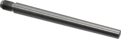 Value Collection - Size 7, 0.407" Large End Diam, Uncoated Steel 3/8-24 Threaded Taper Pin - Grade C-12L14, 4 Pin Length - All Tool & Supply