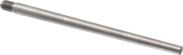 Value Collection - Size 7, 0.407" Large End Diam, Uncoated Steel 3/8-24 Threaded Taper Pin - Grade C-12L14, 6 Pin Length - All Tool & Supply