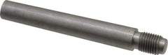 Value Collection - Size 8, 0.49" Large End Diam, Uncoated Steel 7/16-20 Threaded Taper Pin - Grade C-12L14, 3 Pin Length - All Tool & Supply