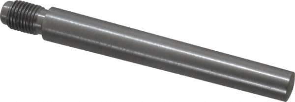 Value Collection - Size 8, 0.49" Large End Diam, Uncoated Steel 7/16-20 Threaded Taper Pin - Grade C-12L14, 3-1/2 Pin Length - All Tool & Supply