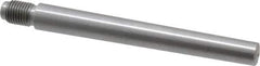 Value Collection - Size 8, 0.49" Large End Diam, Uncoated Steel 7/16-20 Threaded Taper Pin - Grade C-12L14, 4 Pin Length - All Tool & Supply