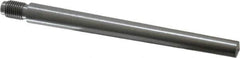 Value Collection - Size 8, 0.49" Large End Diam, Uncoated Steel 7/16-20 Threaded Taper Pin - Grade C-12L14, 5 Pin Length - All Tool & Supply