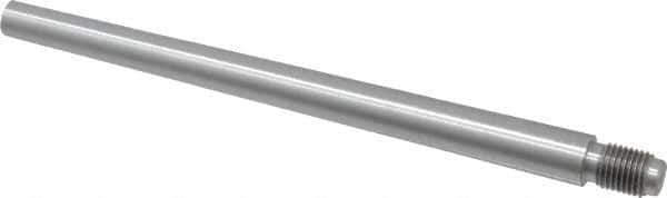 Value Collection - Size 8, 0.49" Large End Diam, Uncoated Steel 7/16-20 Threaded Taper Pin - Grade C-12L14, 6 Pin Length - All Tool & Supply