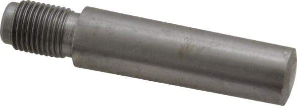 Value Collection - Size 9, 0.589" Large End Diam, Uncoated Steel 1/2-20 Threaded Taper Pin - Grade C-12L14, 2 Pin Length - All Tool & Supply