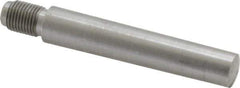 Value Collection - Size 9, 0.589" Large End Diam, Uncoated Steel 1/2-20 Threaded Taper Pin - Grade C-12L14, 3 Pin Length - All Tool & Supply