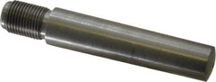 Value Collection - Size 10, 0.704" Large End Diam, Uncoated Steel 5/8-18 Threaded Taper Pin - Grade C-12L14, 3 Pin Length - All Tool & Supply