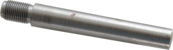 Value Collection - Size 10, 0.704" Large End Diam, Uncoated Steel 5/8-18 Threaded Taper Pin - Grade C-12L14, 4 Pin Length - All Tool & Supply