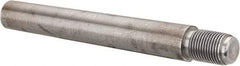 Value Collection - Size 10, 0.704" Large End Diam, Uncoated Steel 5/8-18 Threaded Taper Pin - Grade C-12L14, 4-1/2 Pin Length - All Tool & Supply