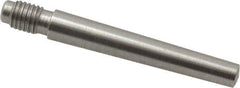 Value Collection - Size 4, 0.248" Large End Diam, Passivated Stainless Steel 1/4-28 Threaded Taper Pin - Grade 303, 18-8, 1-1/2 Pin Length - All Tool & Supply