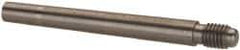 Value Collection - Size 4, 0.248" Large End Diam, Passivated Stainless Steel 1/4-28 Threaded Taper Pin - Grade 303, 18-8, 2 Pin Length - All Tool & Supply