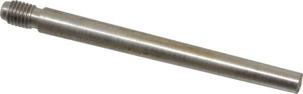 Value Collection - Size 4, 0.248" Large End Diam, Passivated Stainless Steel 1/4-28 Threaded Taper Pin - Grade 303, 18-8, 2-1/2 Pin Length - All Tool & Supply