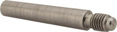 Value Collection - Size 5, 0.287" Large End Diam, Passivated Stainless Steel 1/4-28 Threaded Taper Pin - Grade 303, 18-8, 1-1/2 Pin Length - All Tool & Supply