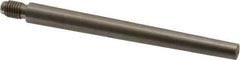 Value Collection - Size 5, 0.287" Large End Diam, Passivated Stainless Steel 1/4-28 Threaded Taper Pin - Grade 303, 18-8, 3 Pin Length - All Tool & Supply