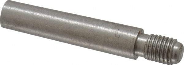 Value Collection - Size 6, 0.339" Large End Diam, Passivated Stainless Steel 5/16-24 Threaded Taper Pin - Grade 303, 18-8, 1-1/2 Pin Length - All Tool & Supply