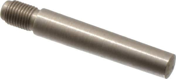 Value Collection - Size 7, 0.407" Large End Diam, Passivated Stainless Steel 3/8-24 Threaded Taper Pin - Grade 303, 18-8, 2 Pin Length - All Tool & Supply