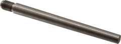 Value Collection - Size 7, 0.407" Large End Diam, Passivated Stainless Steel 3/8-24 Threaded Taper Pin - Grade 303, 18-8, 4 Pin Length - All Tool & Supply