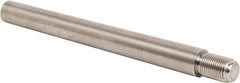 Value Collection - Size 10, 0.704" Large End Diam, Passivated Stainless Steel 5/8-18 Threaded Taper Pin - Grade 303, 18-8, 6 Pin Length - All Tool & Supply