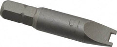 Value Collection - #10 Spanner Screwdriver Bit - 1-1/2" OAL - All Tool & Supply