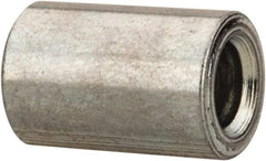 Electro Hardware - 0.141" ID x 1/4" OD, #6 Screw, Grade 2 Steel Female Unthreaded Circuit Board Spacer - Round Body, Zinc-Plated Finish, 3/8" OAL - All Tool & Supply