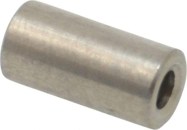 Electro Hardware - 0.116" ID x 1/4" OD, #4 Screw, Grade 18-8 & 303 Stainless Steel Female Unthreaded Circuit Board Spacer - Round Body, Uncoated, 1/2" OAL - All Tool & Supply