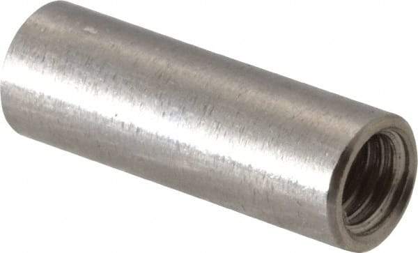 Electro Hardware - #10-32, 3/4" OAL, Stainless Steel Round Fully Threaded Female Circuit Board Standoffs - 1" Thread Depth, 3/4" Body Length, Bright Finish - All Tool & Supply