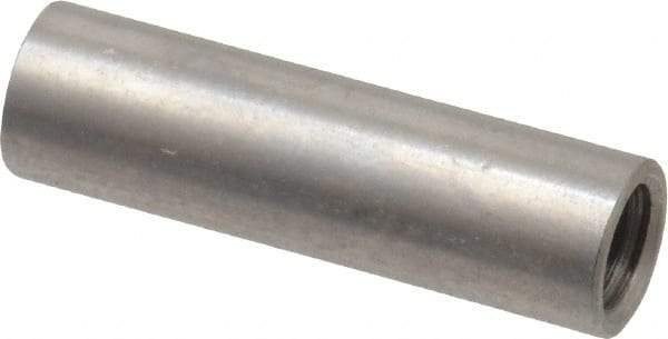 Electro Hardware - #10-32, 7/8" OAL, Stainless Steel Round Fully Threaded Female Circuit Board Standoffs - 1" Thread Depth, 7/8" Body Length, Bright Finish - All Tool & Supply