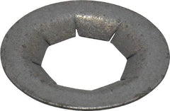 Value Collection - 5/8" OD, Spring Steel Push Nut - Zinc-Plated, 5/16" Shaft Diam - All Tool & Supply