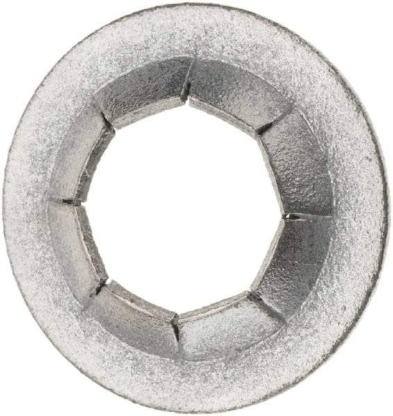 Value Collection - 3/4" OD, Spring Steel Push Nut - Zinc-Plated, 3/8" Shaft Diam - All Tool & Supply