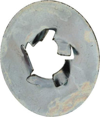 Au-Ve-Co Products - M6x1.00 Screw, 17mm OD, Spring Steel Push Nut - Zinc-Plated - All Tool & Supply