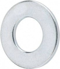 Value Collection - 5/16" Screw, Steel SAE Flat Washer - 11/32" ID x 11/16" OD, 1/16" Thick, Zinc-Plated Finish - All Tool & Supply