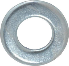 Value Collection - 7/16" Screw, Steel SAE Flat Washer - 15/32" ID x 59/64" OD, 1/16" Thick, Zinc-Plated Finish - All Tool & Supply