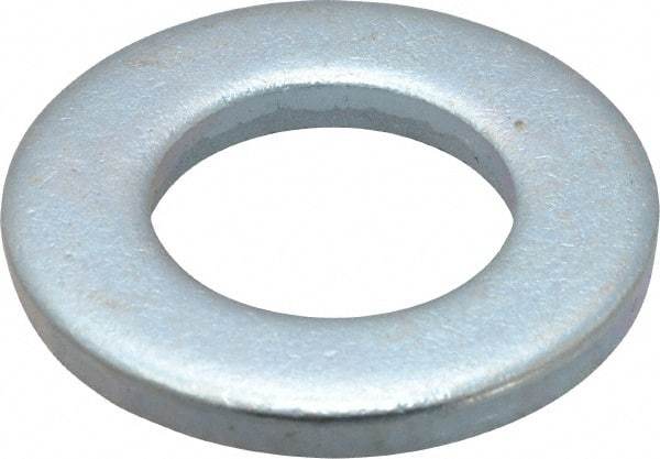 Value Collection - 3/4" Screw, Steel SAE Flat Washer - 13/16" ID x 1-1/2" OD, 9/64" Thick, Zinc-Plated Finish - All Tool & Supply