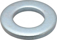 Value Collection - 3/4" Screw, Steel SAE Flat Washer - 13/16" ID x 1-1/2" OD, 9/64" Thick, Zinc-Plated Finish - All Tool & Supply