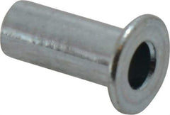 Value Collection - #6-32, 0.01 to 0.08" Grip, #12, Steel Standard Rivet Nut - Flat Head - All Tool & Supply