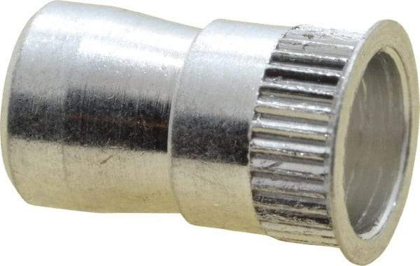 Marson - #6-32, 3/8" OAL, Thread-Sert Threaded Insert - 0.221" Hole Diam, 1/4" Head Diam, Aluminum - All Tool & Supply