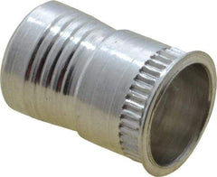 Marson - #8-32, 3/8" OAL, Thread-Sert Threaded Insert - 1/4" Hole Diam, 0.282" Head Diam, Aluminum - All Tool & Supply