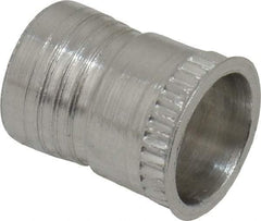 Marson - #10-32, 3/8" OAL, Thread-Sert Threaded Insert - 0.281" Hole Diam, 0.314" Head Diam, Aluminum - All Tool & Supply