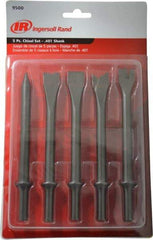 Ingersoll-Rand - 7" OAL, 0.78" Shank Diam, Chisel Set - Round Shank, Steel - All Tool & Supply