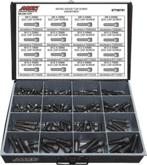 Value Collection - 168 Piece Alloy Steel Socket Head Cap Screws - M8 to M16 Thread - All Tool & Supply