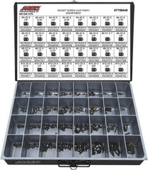 Value Collection - 710 Piece, #4-40 to #10-24, Alloy Steel Set Screw Assortment - Hex Head, Hex Socket Drive, 1/8 to 1" Long - All Tool & Supply