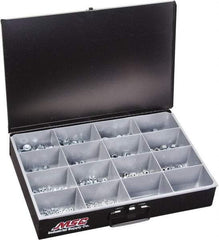 Value Collection - M4x0.7 to M16x2 Thread, 665 Piece Steel Nut Assortment - Grade 2 - All Tool & Supply