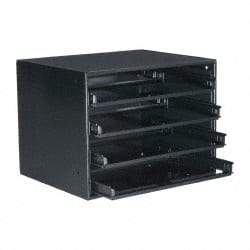 Durham - Small Parts Slide Rack Cabinet - 15-3/4" Deep x 15" Wide x 20" High - All Tool & Supply