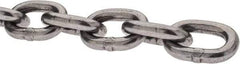 Peerless Chain - 1/4" Welded Proof Coil Chain - 1,300 Lb Capacity, Grade 30, Carbon Steel, Self-Colored Finish - All Tool & Supply