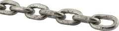 Peerless Chain - 1/4" Welded Proof Coil Chain - 1,300 Lb Capacity, Grade 30, Carbon Steel, Hot Galvanized Finish - All Tool & Supply