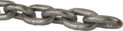 Peerless Chain - 3/8" Welded Proof Coil Chain - 2,650 Lb Capacity, Grade 30, Carbon Steel, Hot Galvanized Finish - All Tool & Supply