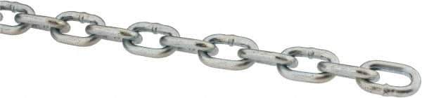 Peerless Chain - #2 Welded Straight Link Machine Chain - 325 Lb Capacity, Steel, Zinc Plated Finish - All Tool & Supply